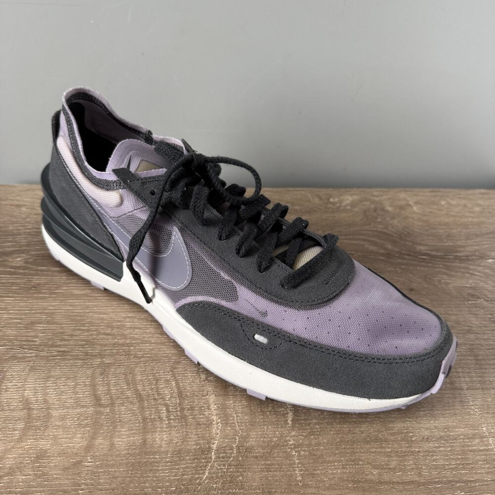 Nike Waffle One Shoes Mens Size 13 D Smoke Gray Purple Sneaker DJ0966-991